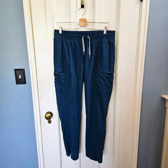 WonderWink Women's Nurse Scrub Pants Caribbean Blue - Size L - Picture 2 of 5